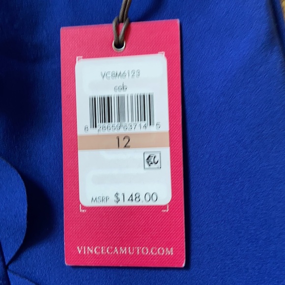 NWT Vince Camuto Ladies A-Line Blue NWT Dress, Sz 12 - Picture 5 of 14